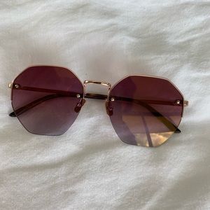 Reflective retro sunglasses